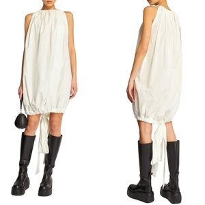 RICK OWENS S/S 23 Bubble Mini Dress in Milk White Size 6